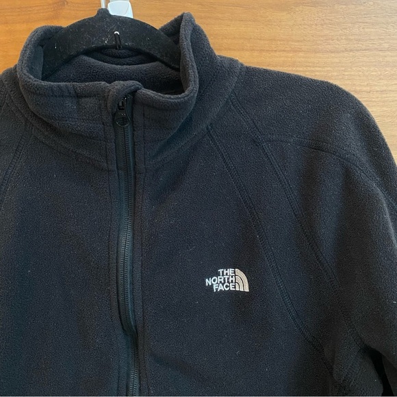 The North Face Full Zip Long Sleeve Black Fleece, Size M - Picture 2 of 6